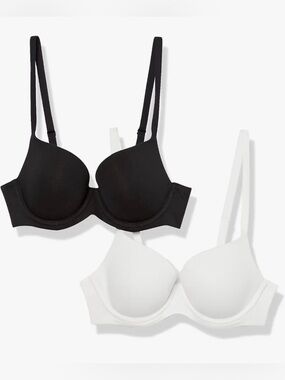 38C Amazon Essentials Full Coverage Underwire Supportive Padded Bra, Lot Of 2